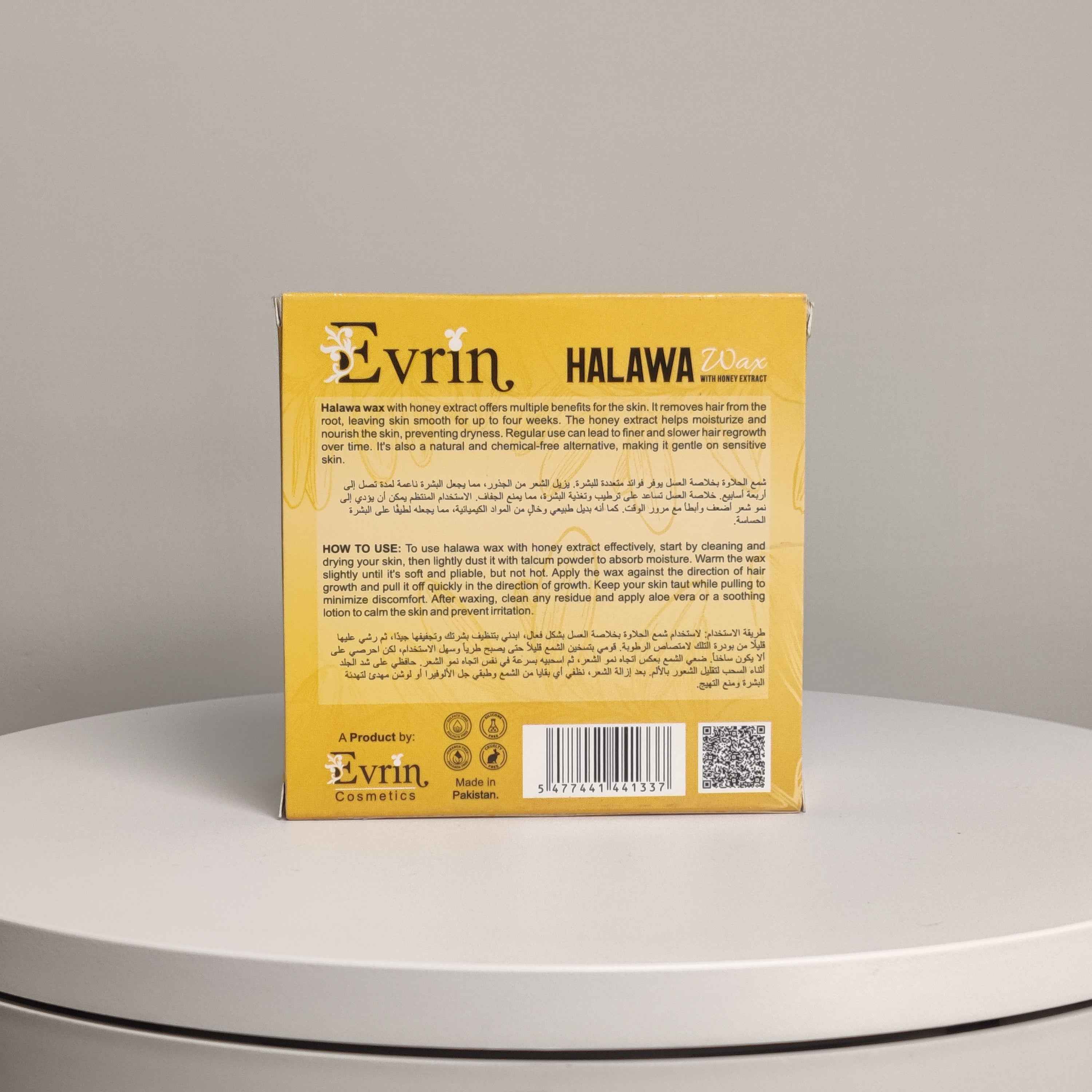 Evrin Halawa Wax with Honey Extract