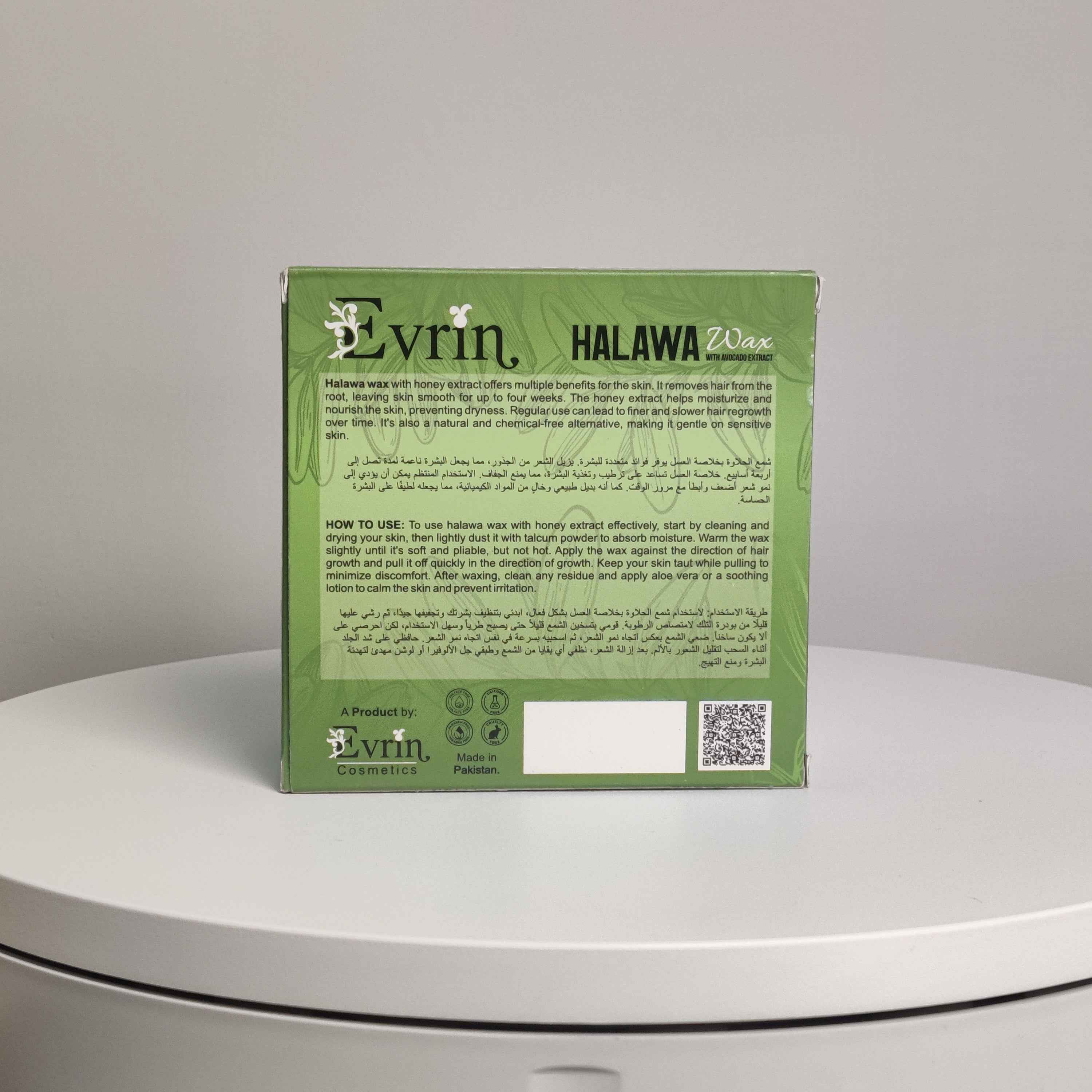 Evrin Halawa Wax with Aloe Vera Extract