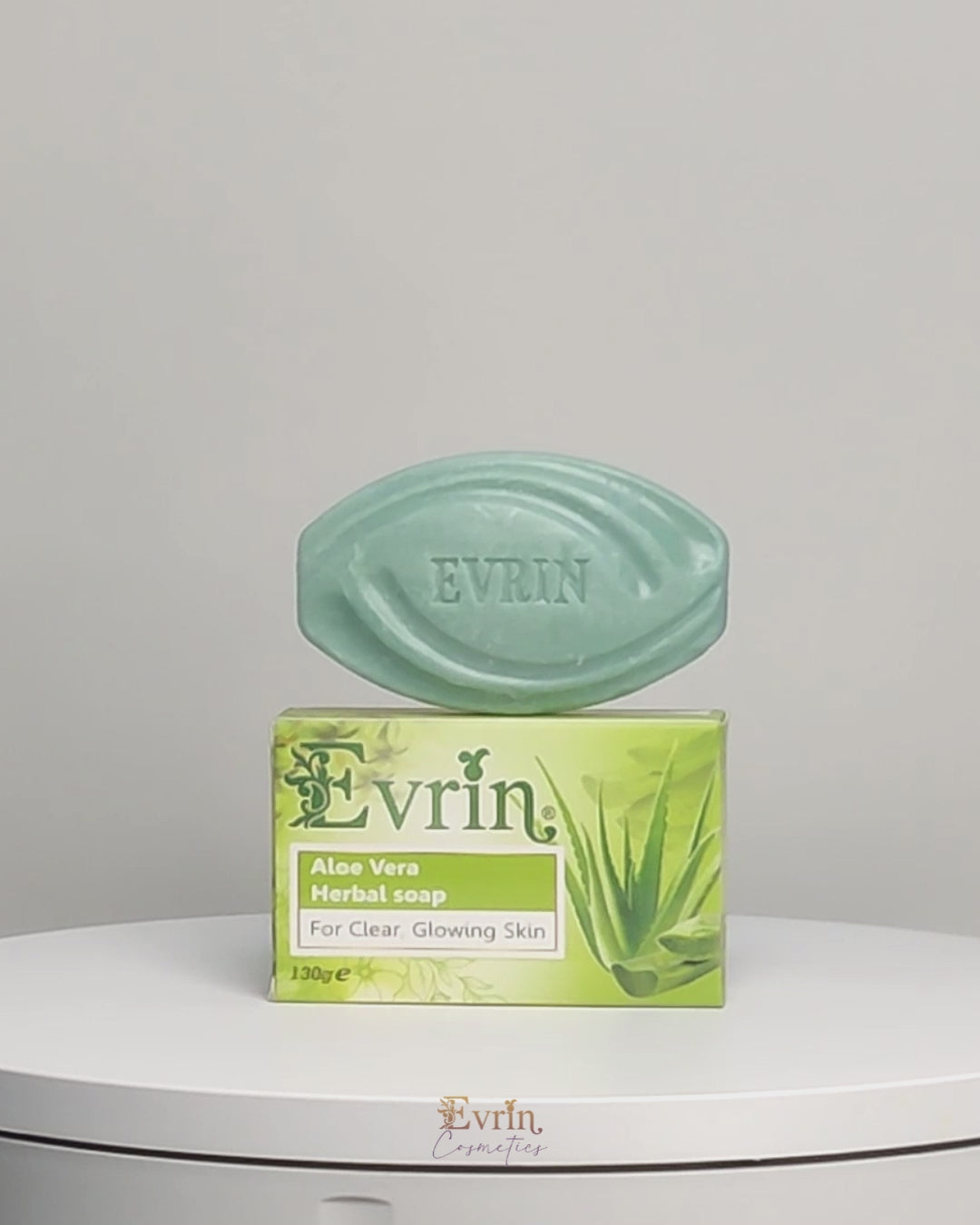 Evrin Aloe Vera Herbal Soap – For Clear, Glowing Skin