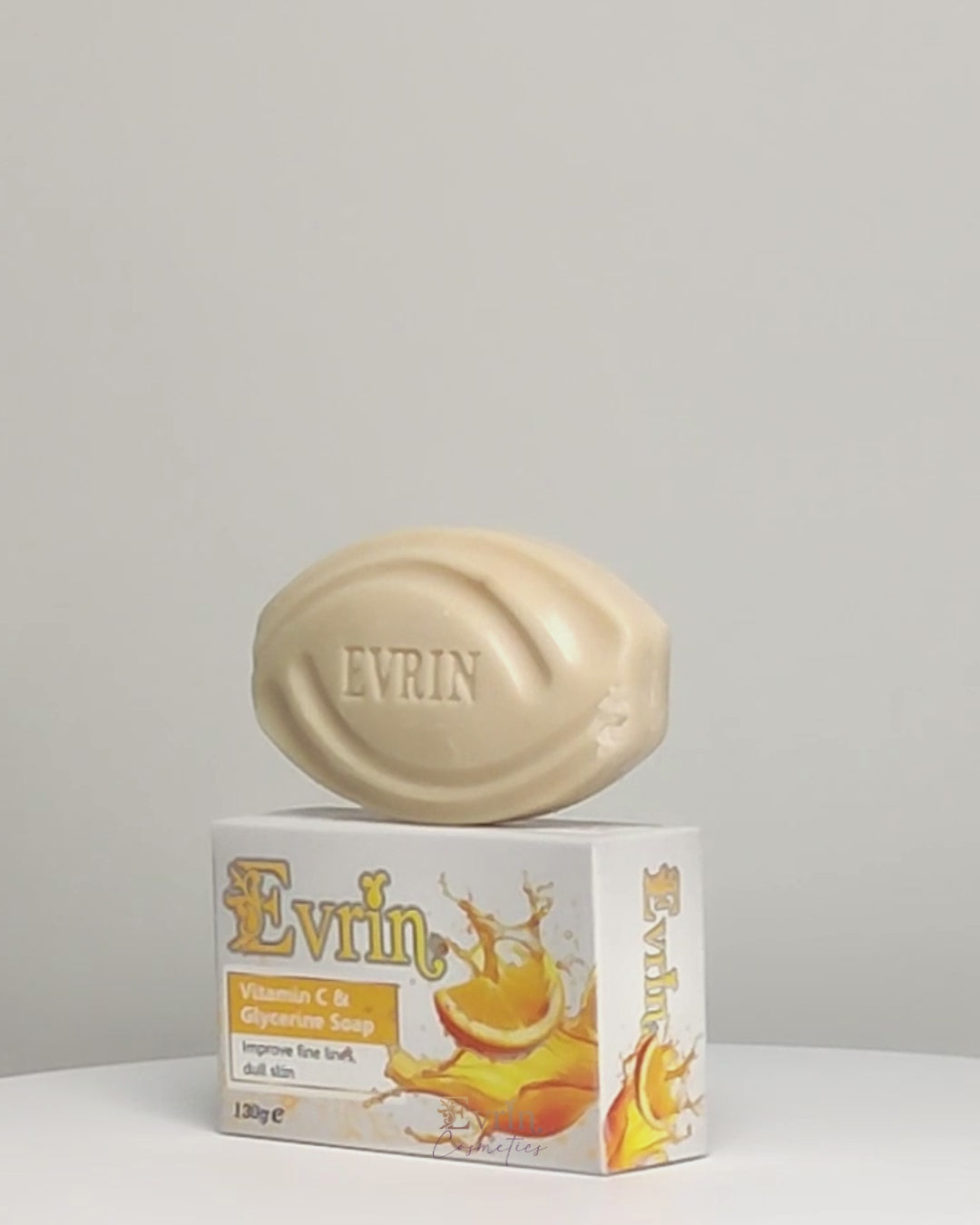 Evrin® Vitamin C & Glycerine Soap – Brighten &amp; Refresh