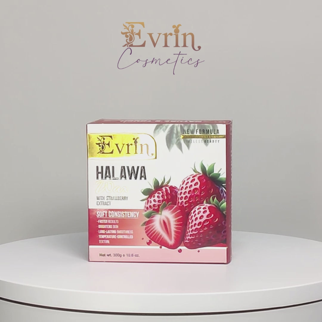 Evrin Halawa Wax with Strawberry Extract